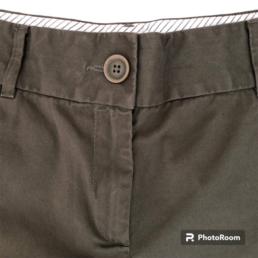 LOFT Olive Green The Riviera 6” Cotton Short - Picture 4 of 11